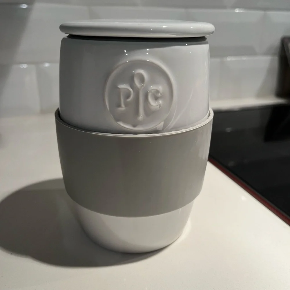 Pampered Chef Ceramic Egg Cooker NWOT